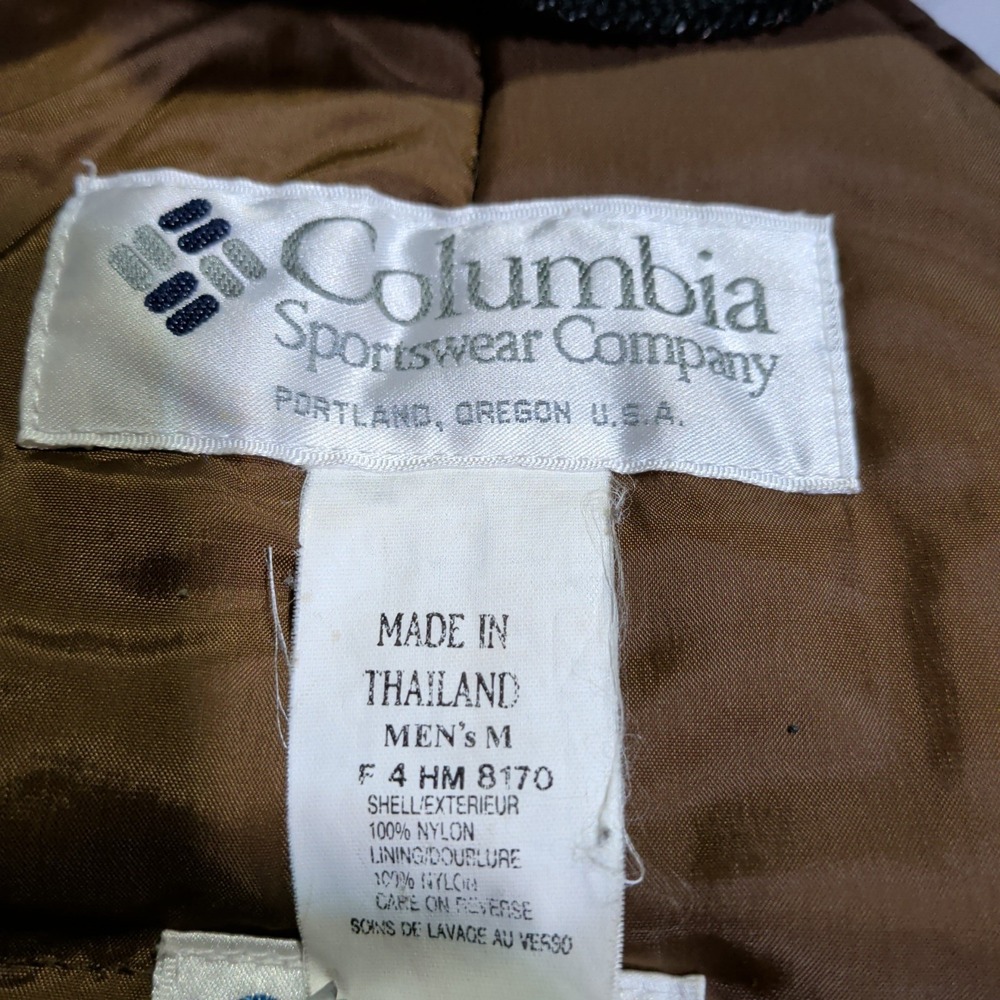 Vintage Columbia Sportswear Bibs Mens Size M Camo Insulated Hunting Overalls - Picture 12 of 13